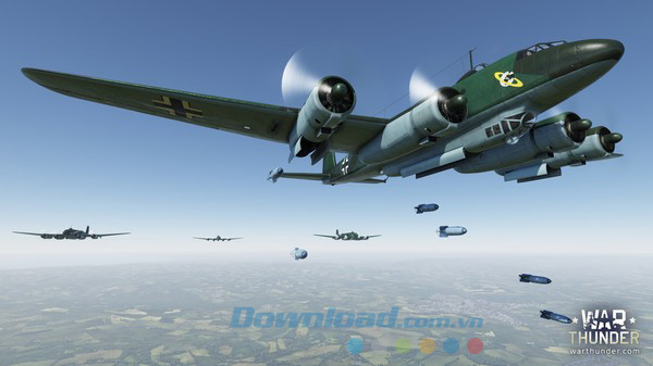 Chỉ huy máy bay chiến đấu trong game War Thunder