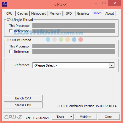 Thẻ bảng điều khiển CPU-Z mới