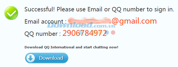Mã đăng nhập QQ International