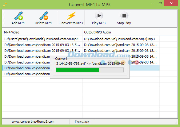 Convert MP4 to MP3