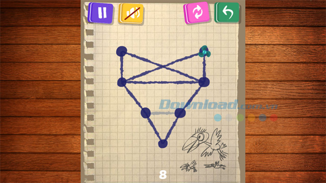 Cấp độ 8 của Doodle Connect plus