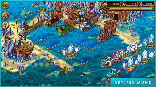 Giao diện game Set Sail: Caribbean