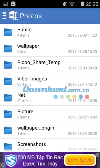 Xem hình ảnh với WinZip