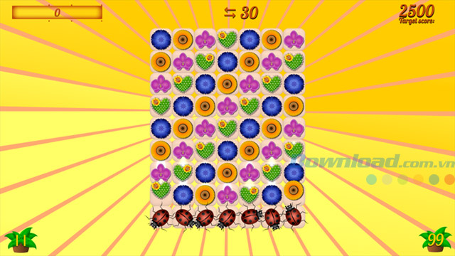 Giao diện game Flower Garden