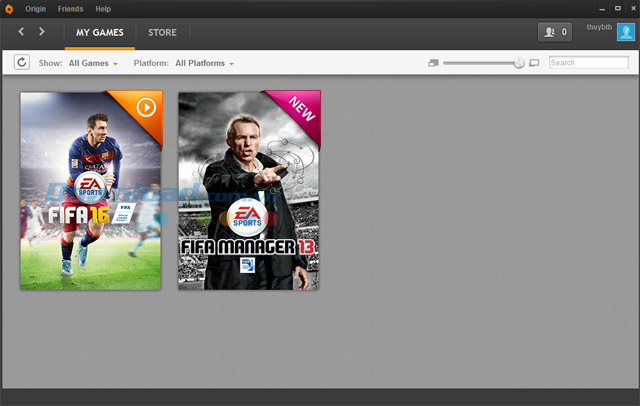 Origin tải FIFA 16