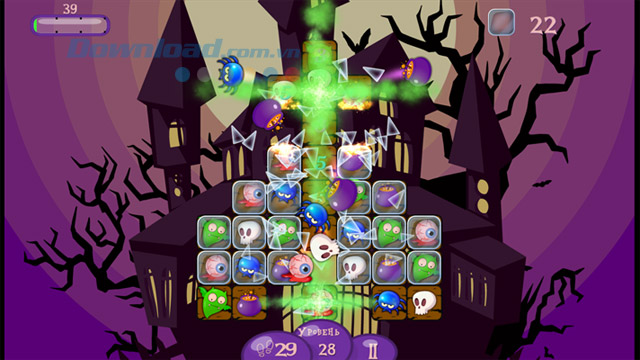 Giao diện game Crazy Halloween