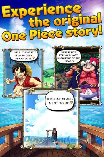 One Piece: Treasure Cruise for Android được xây dựng dựa trên câu chuyện gốc