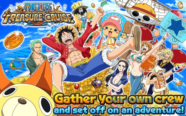 Trở thành vua hải tặc trong One Piece: Treasure Cruise cho Android