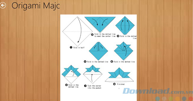 Giao diện Origami Magic