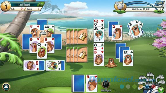 Game xếp bài độc đáo Fairway Solitare