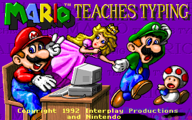 Mario sẽ Học gõ giao diện máy tính luyện 10 ngón