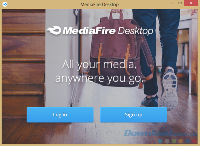 Cài đặt của MediaFire Desktop