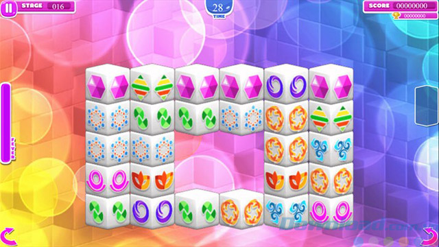 Giao diện Mahjong 3D khi chơi game