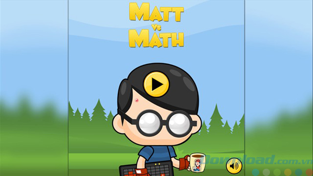 Giao diện game toán học Math Masters