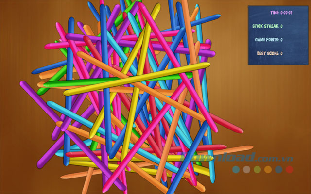 Giao diện game Pick Up Sticks cho Windows 8