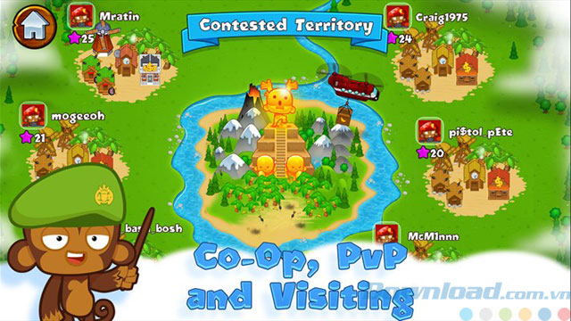 Chơi Bloons Monkey City với bạn bè