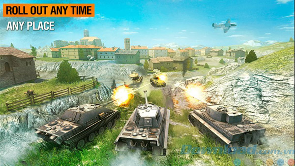 Giao diện game World of Tanks Blitz cho Windows 10