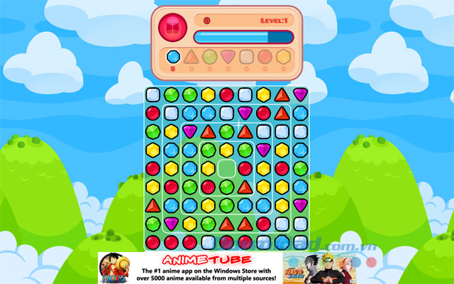 Giao diện game Jewel Rotation