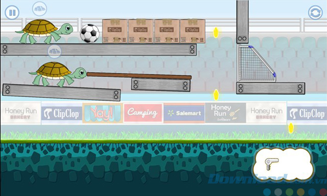 Phần chơi Soccer của game Louie