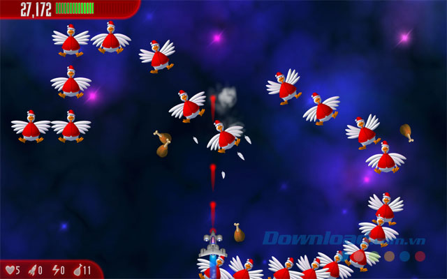 Gameplay của Chicken Invaders 3: Revenge of the Yolk