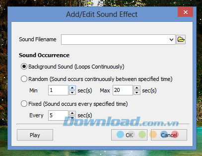 Hiệu ứng âm thanh trong phần mềm