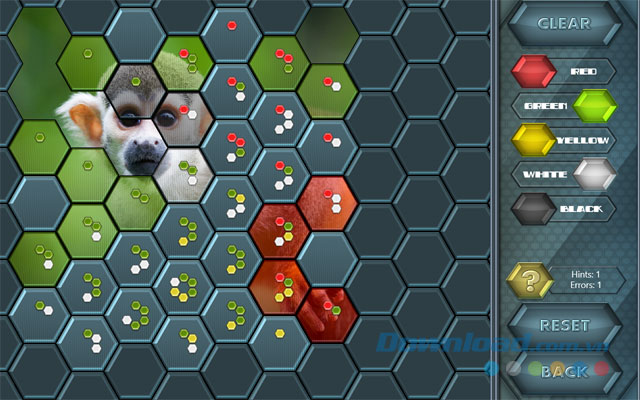 Giao diện game HexLogic - Zoo cho Windows 8