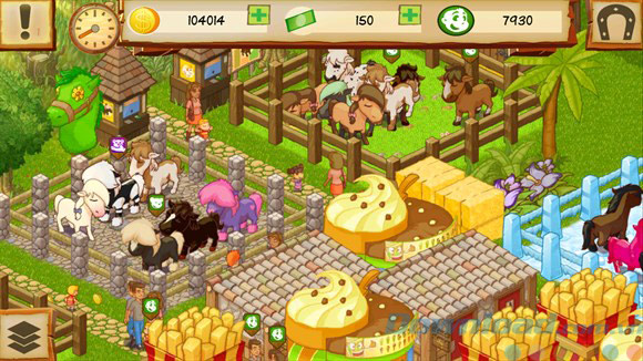 Giao diện game Horse Park Tycoon