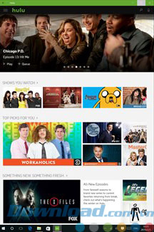 Ứng dụng xem phim Hulu cho Windows 8