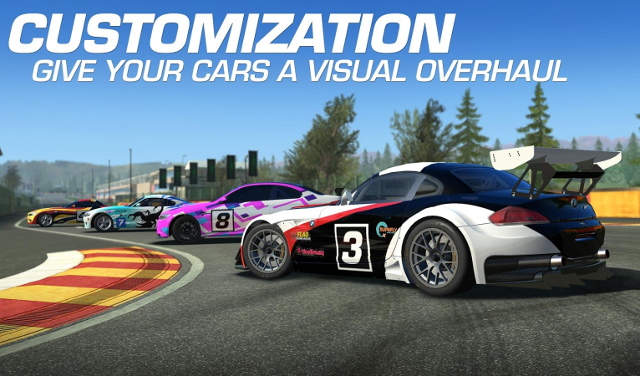 Unlimited vehicle customization in Real Racing 3 for Android