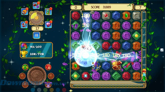 Giao diện game Montezuma Blitz