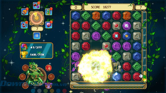 Game kim cương Montezuma Blitz!