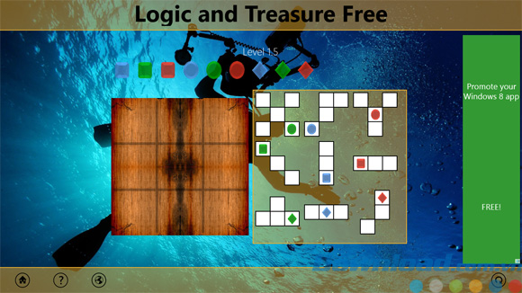 Giao diện của Logic and Treasure Free