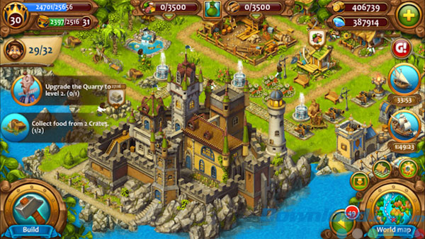 Giao diện game Maritime Kingdom cho Windows 10