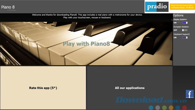 Ứng dụng piano được nhiều người yêu thích