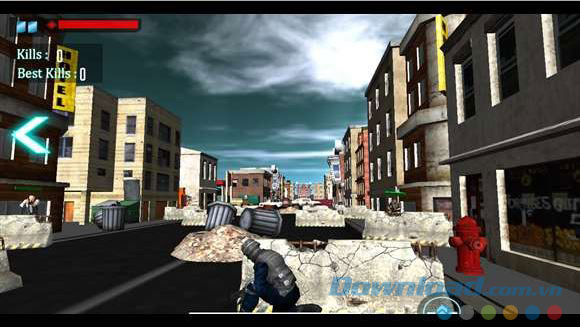 Giao diện game Frontline Commando