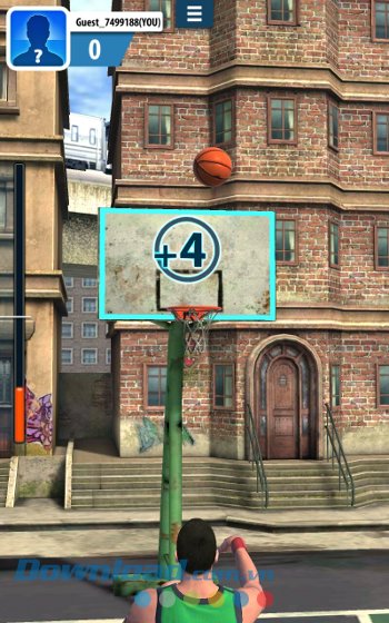Tùy biến nhân vật trong game Basketball Stars