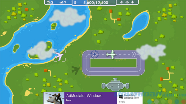 Giao diện game Airport Manager