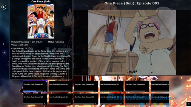 Các phần phim trong Anime Tube Unlimited
