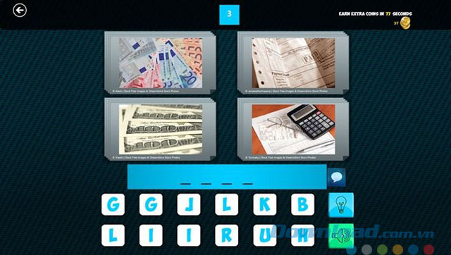 Giao diện game Pics & Word