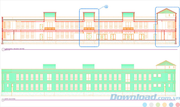 Tạo mặt cắt trong AutoCAD Architecture