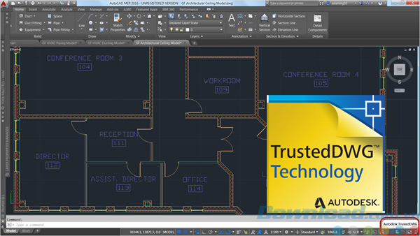 Công nghệ TrustedDWG của AutoCAD Architecture