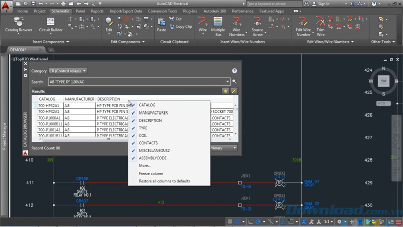 Autodesk inventor electrical catalog browser что это