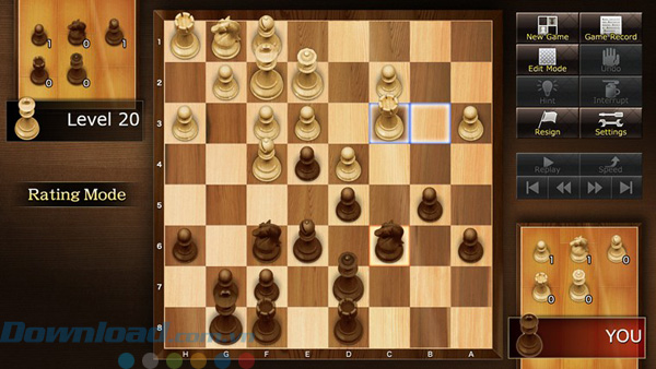 Chế độ Rating Mode của The Chess Lv.100