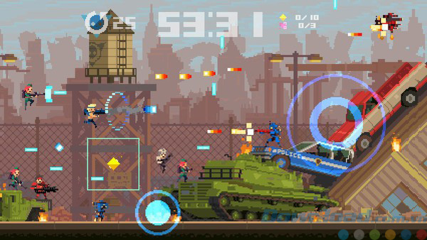 Giao diện game Super Time Force Ultra