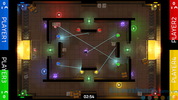 Giao diện game Slybots: Frantic Zone