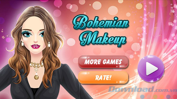 Giao diện game Bohemian Makeup