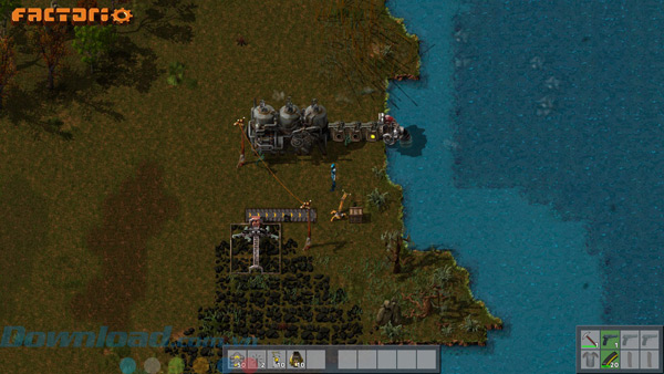 Giao diện game Factorio