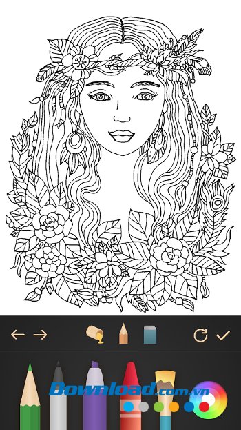 Download Garden Coloring Book Cho Android 2 3 Sach To Mau Khu VÆ°á»n Bi Máº­t Tren Android