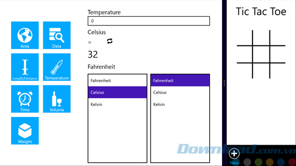 Tiện ích khác của TicTacToe cho Windows 8