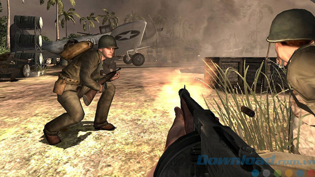 Giao diện game Medal of Honor: Pacific Assault